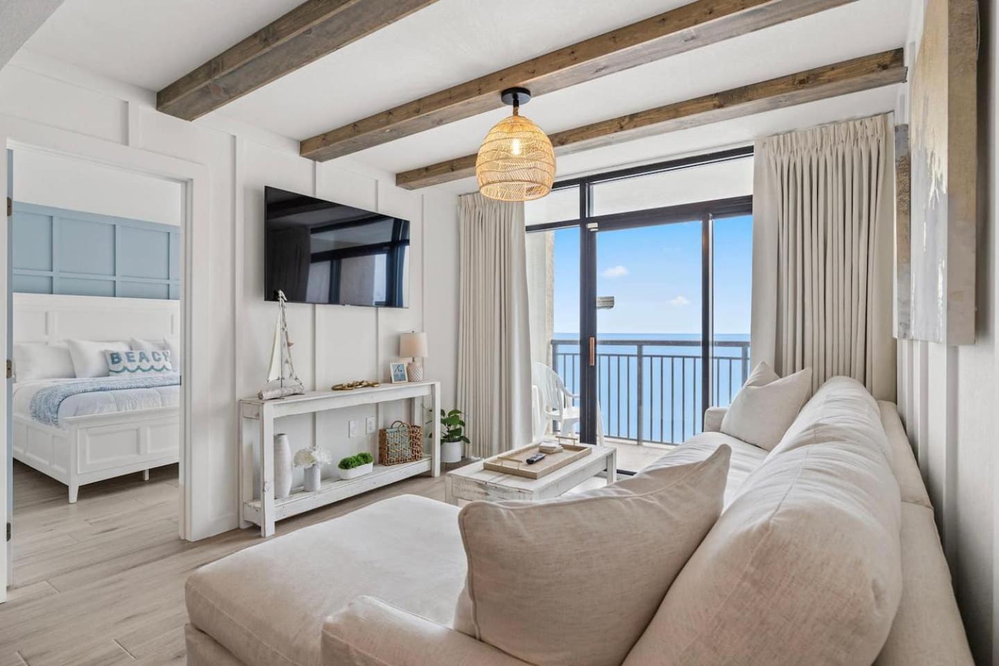 Luxury Ocean Front By Barefoot Landing Apartment Myrtle Beach Exterior photo