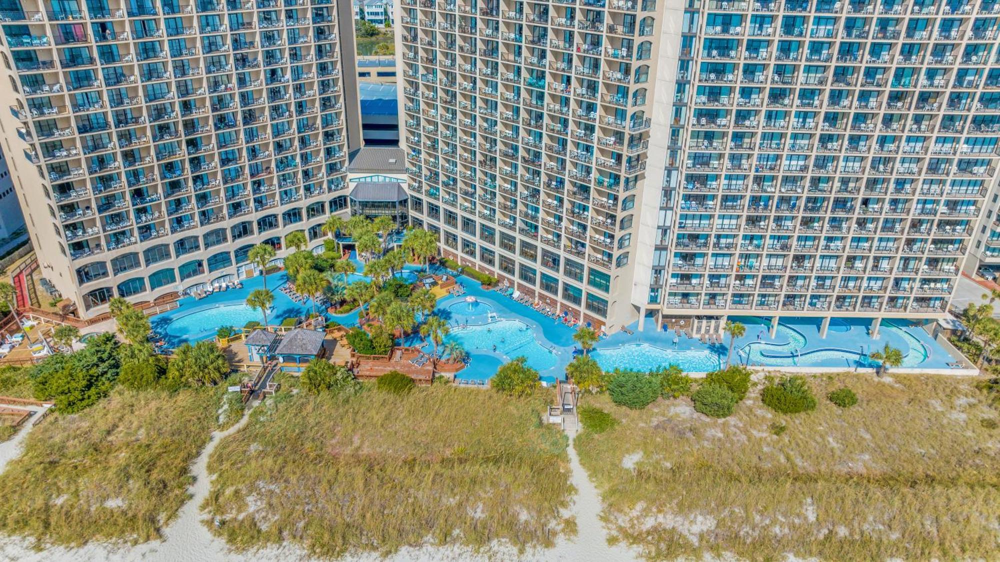 Luxury Ocean Front By Barefoot Landing Apartment Myrtle Beach Exterior photo